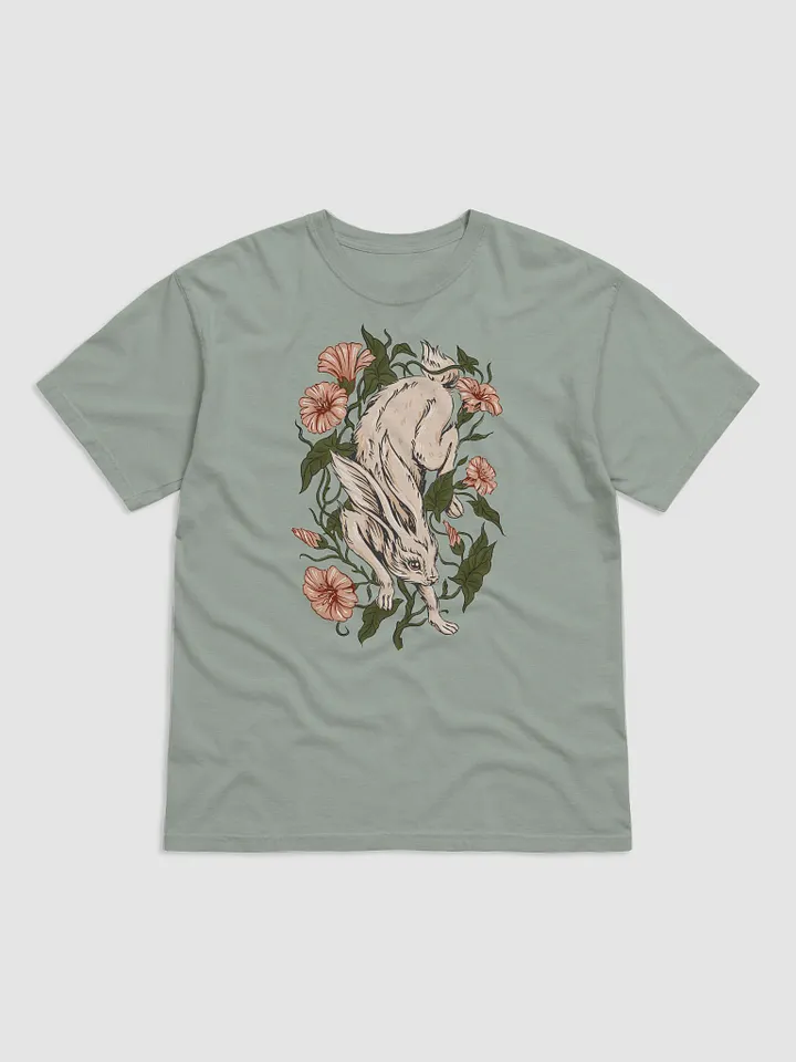 Goblincore and Cottagecore Shirts for Animal Lovers | Forest Hare Among Ivy Flowers Botanicals T-Shirt product image (2)