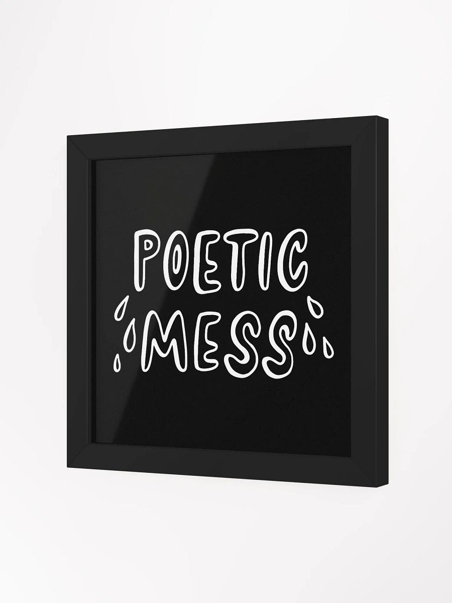 Poetic Mess Framed Art Print product image (20)
