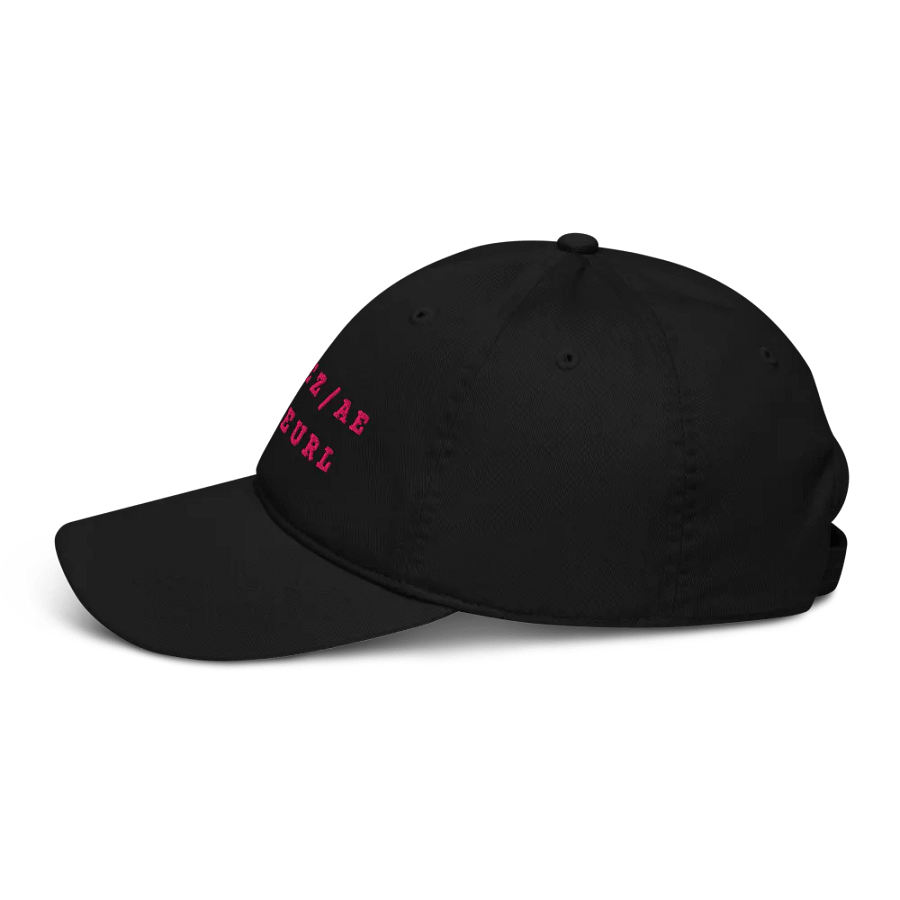 NOSY GIRL in steno- Organic Cotton Dad Cap (Pink) product image (3)