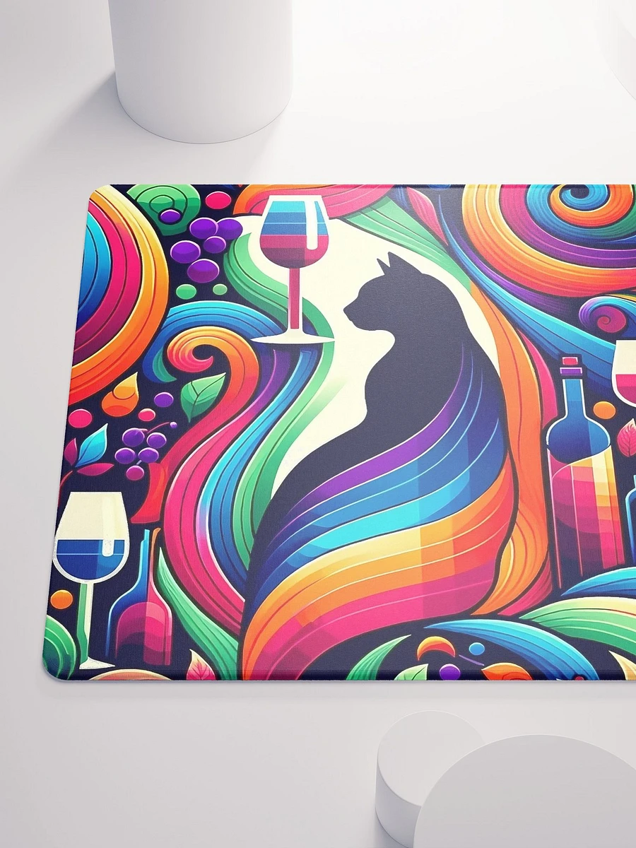 Gaming Mouse Pad: Cats and Wine 3 product image (6)