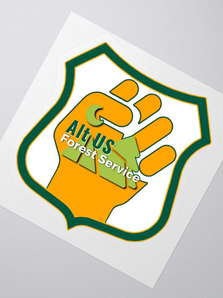 Alt US Forest Service Logo Sticker 3 SIZES Kiss Cut Vinyl Decal product image (6)