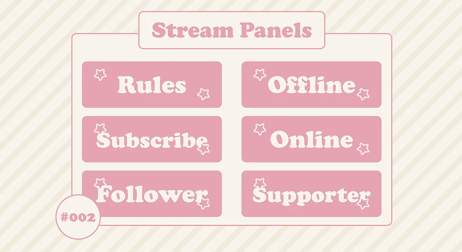 Youtube / Twitch Stream Panels #002 product image (3)