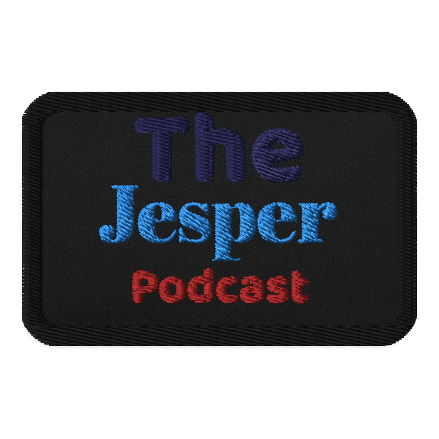 The Jesper Podcast Embroidered Patches product image (1)
