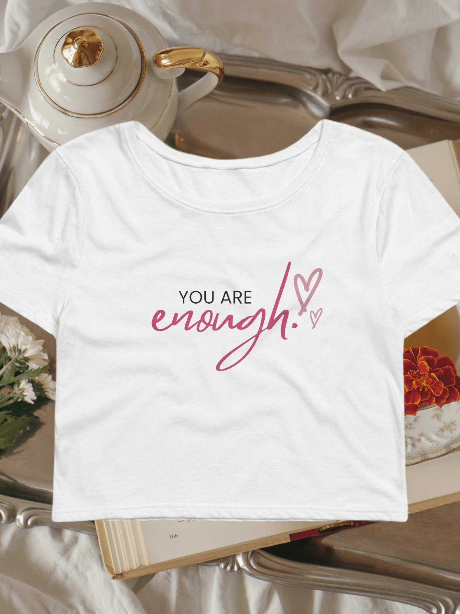 You Are Enough Baby Tee product image (1)