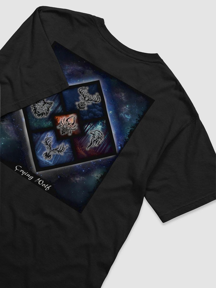 Crying Wolf Galaxy Shirt (Double Sided) product image (4)