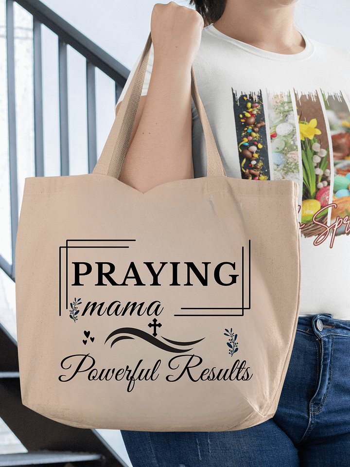 Praying Mama, Eco Tote bag. product image (1)