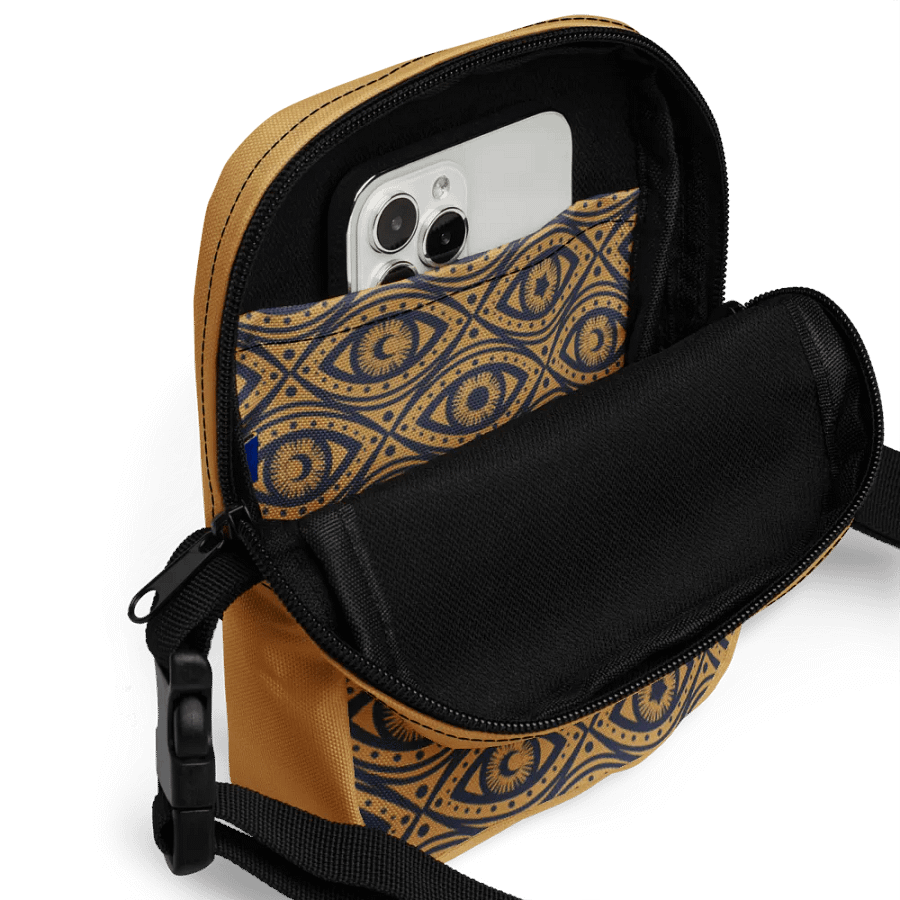 Boho Celestial Eyes Stars & Moons Crossbody Bag product image (4)
