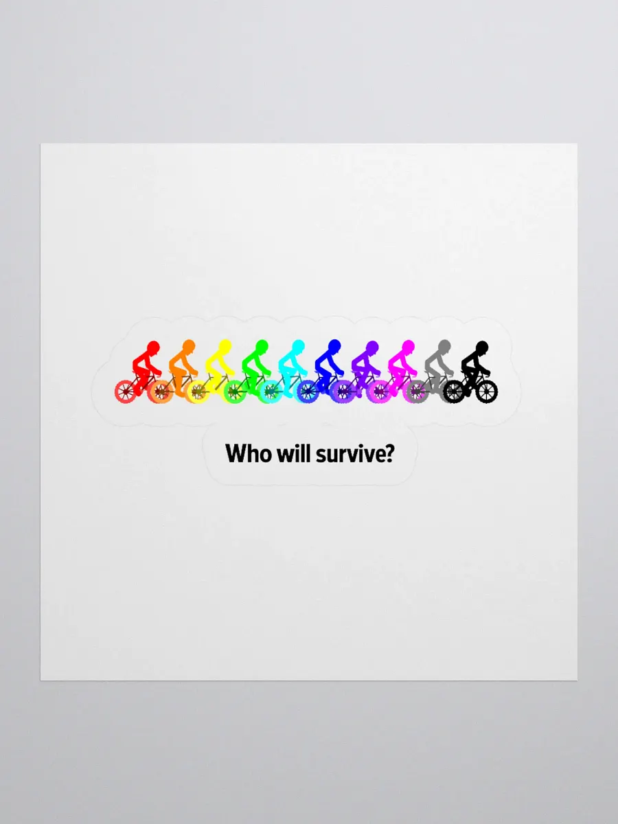 MIKAN Bicycle Sticker(Who will survive?) product image (4)