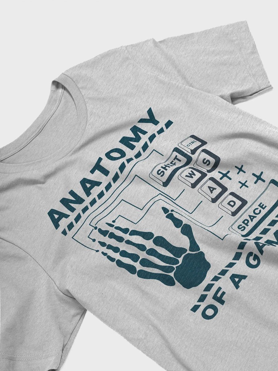 Funny WASD Anatomy of a Gamer Skeleton Hand T-Shirt product image (18)