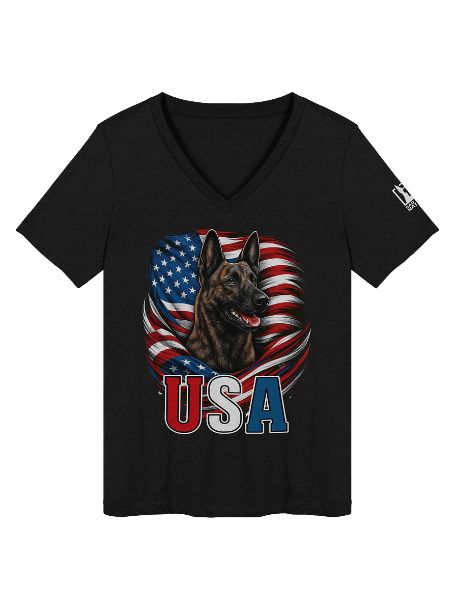 USA Dutch Shepherd V-Neck Tee product image (2)