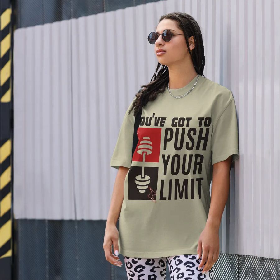 You've got to push your limit faded tee product image (1)