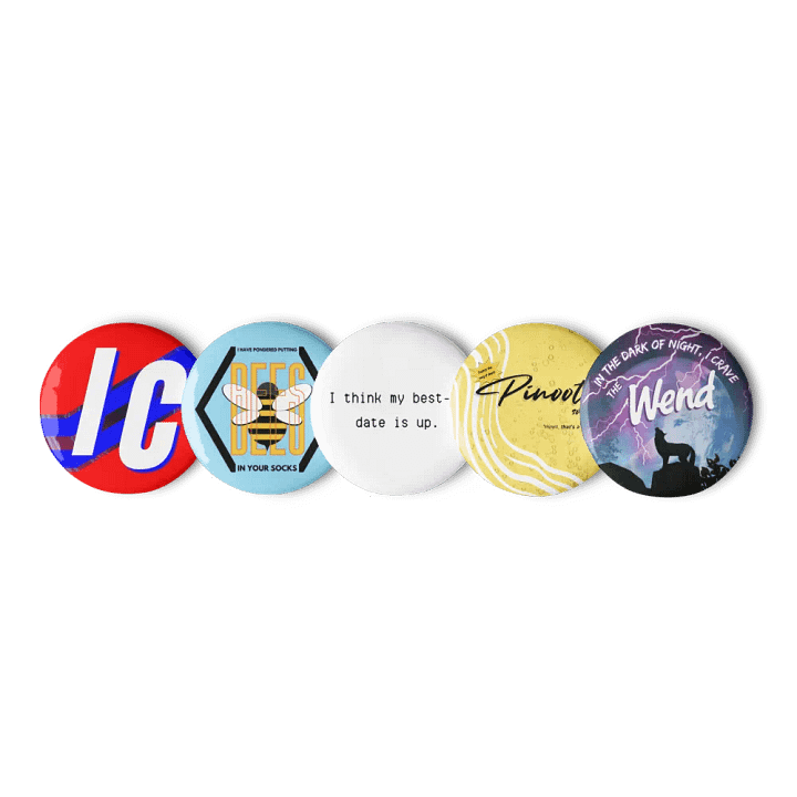 Assorted Button Pin Set product image (1)