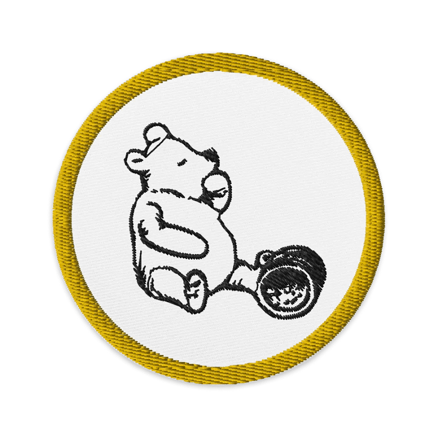 Embroidered Pooh Bear Patch product image (1)