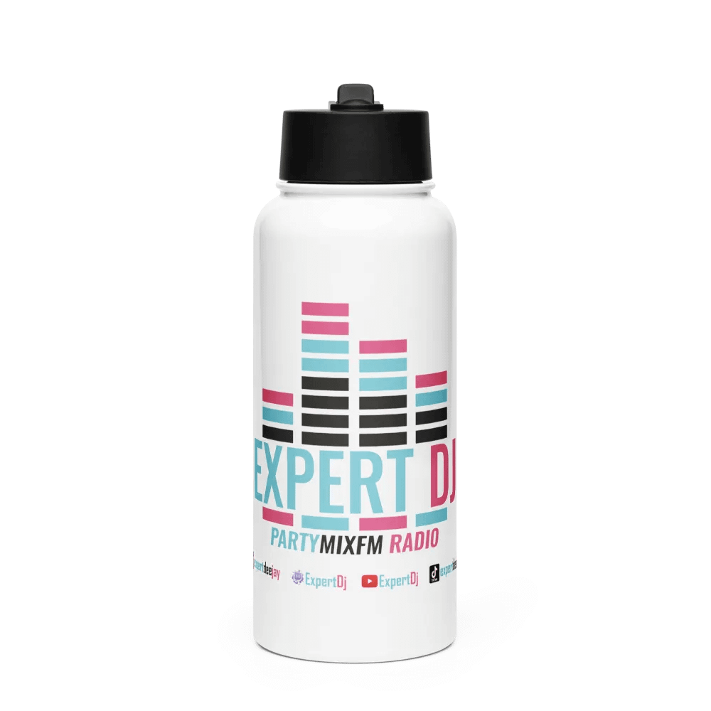 Stainless Steel Water Bottle with a Straw Lid EQ product image (1)