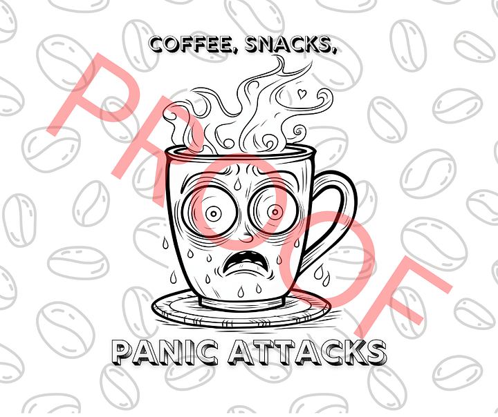 Coffee, Snacks, and Panic Attacks Page product image (1)