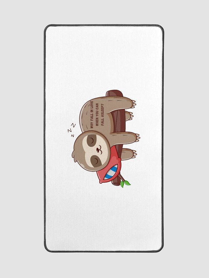 Sloth Snooze Desk Mat product image (2)