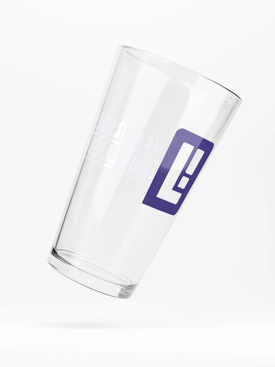 Purple Logo Pint Glass product image (5)