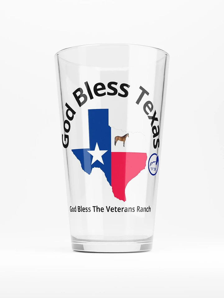 God Bless Texas Pint Glass product image (1)