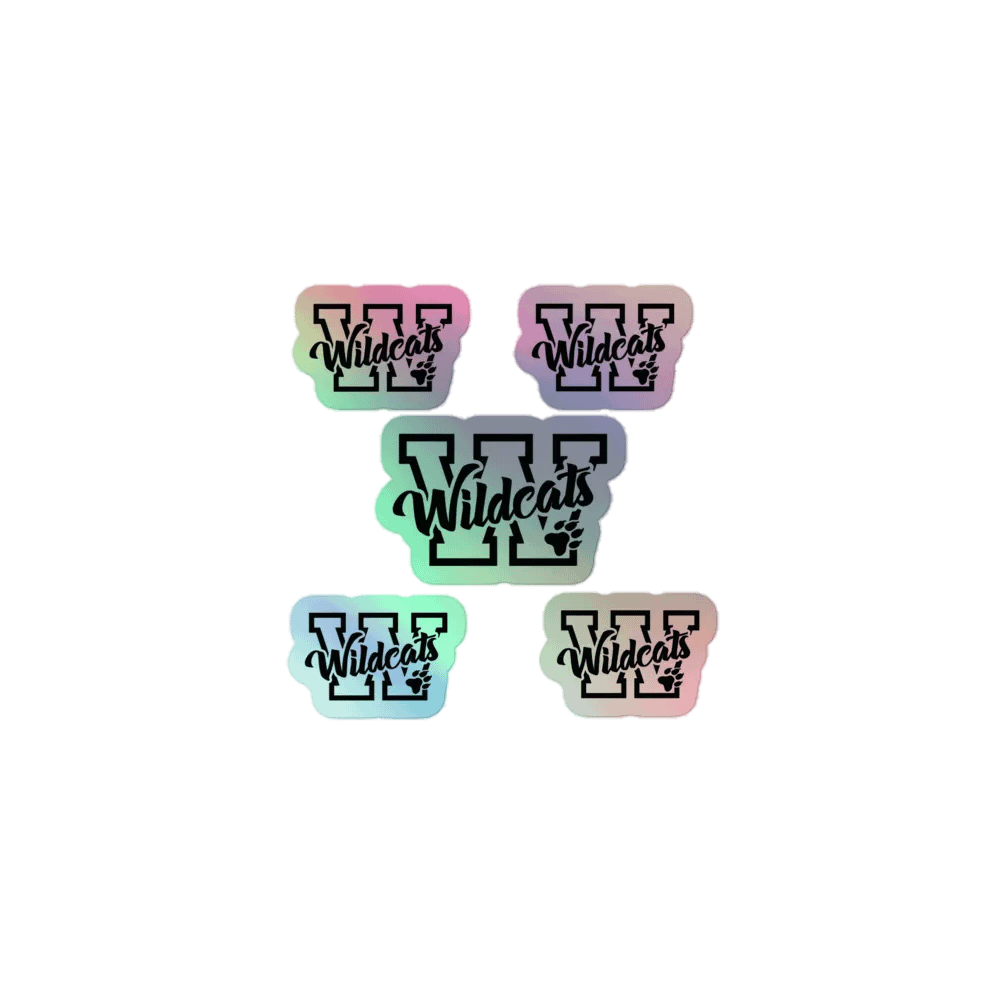 Wildcats Holographic Stickers product image (1)
