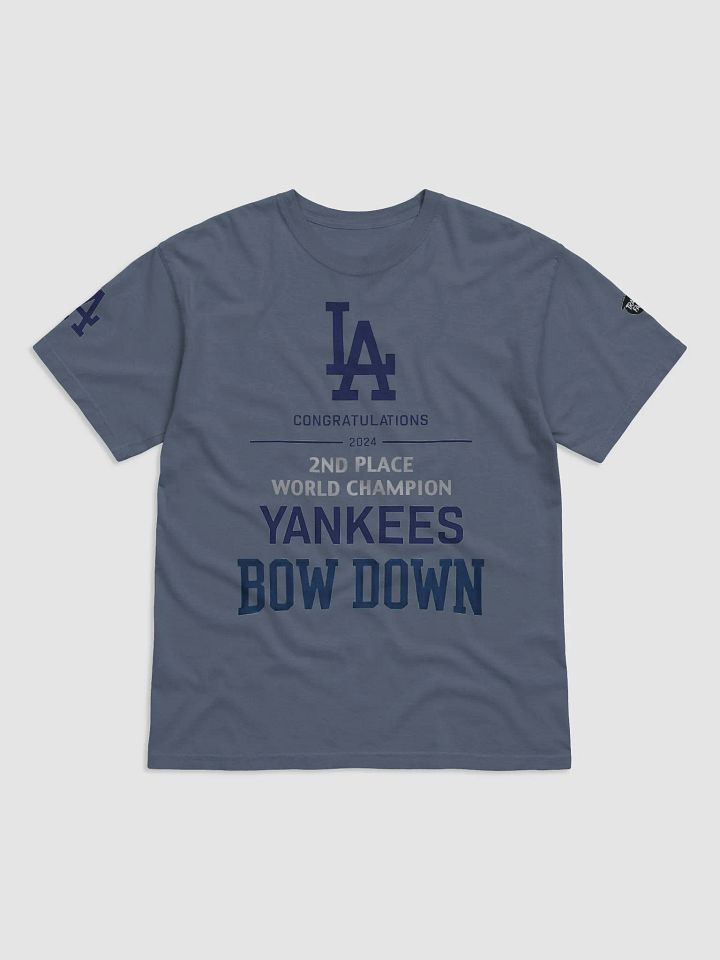 "Congratulations 2nd Place World Champion Yankees - Bow Down" T-Shirt | MLB Home Locker | MLB Rivals Locker product image (1)