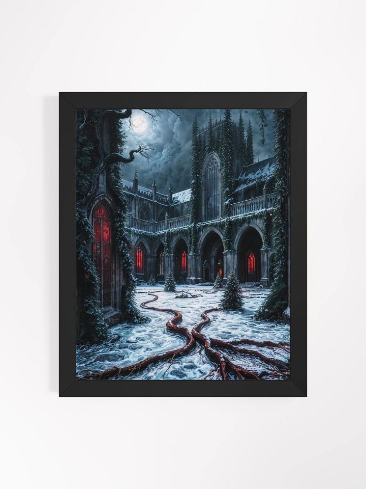Gothic Courtyard Framed Poster product image (2)