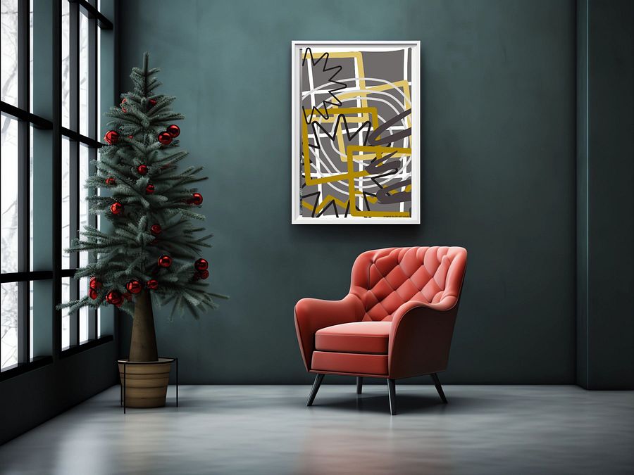 digital poster, 3 designs , modern digital art, decoration office and home product image (11)