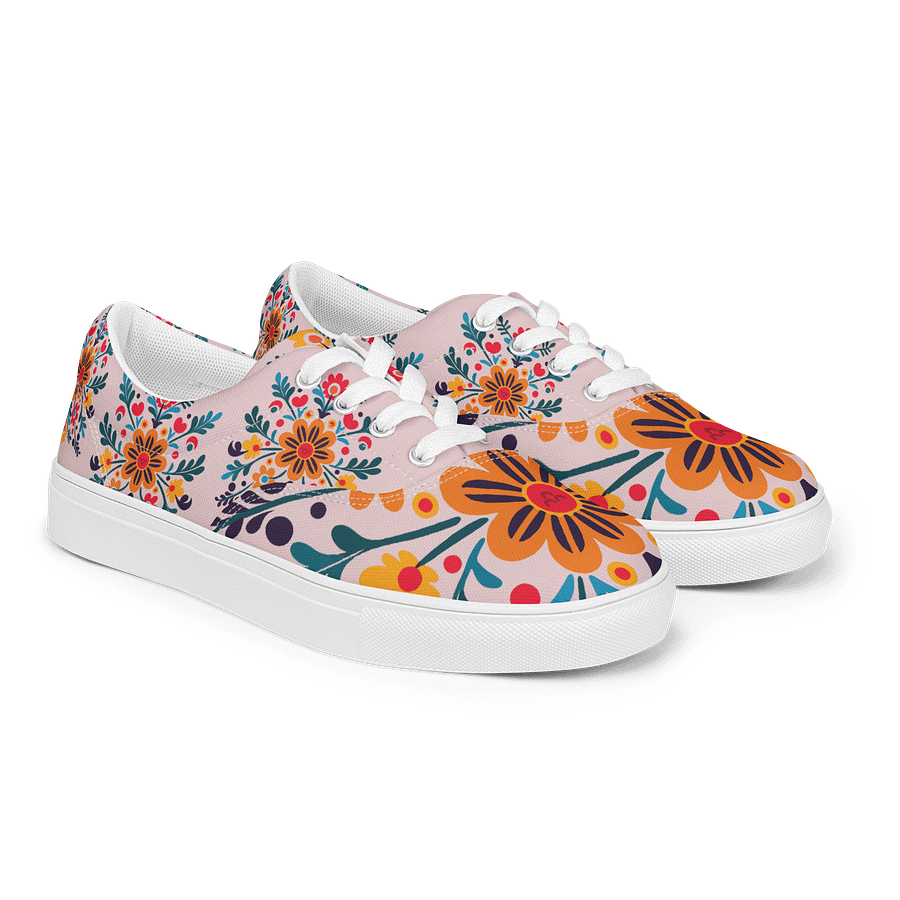 Quiet Mind Lace-Up Canvas Shoes product image (3)