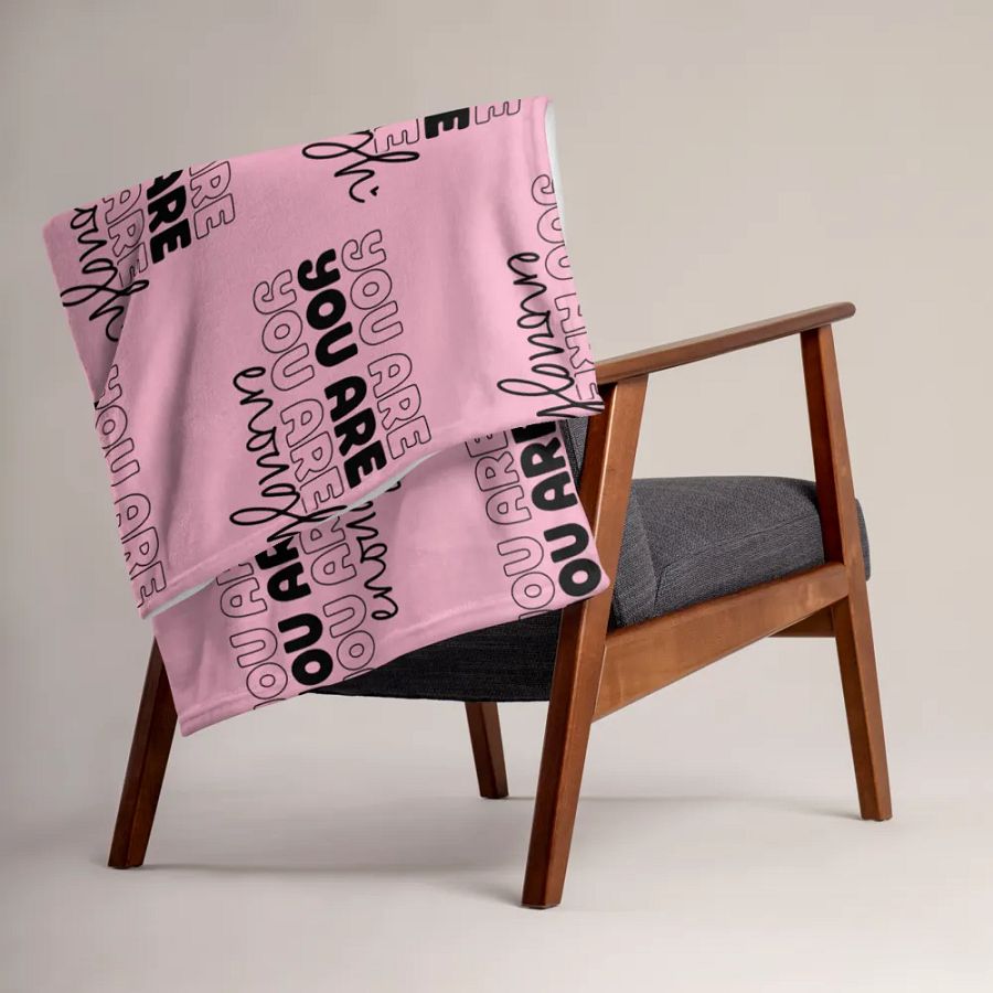 You Are Enough Blanket product image (3)
