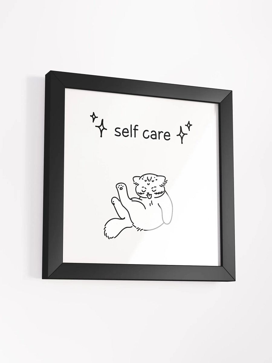Self Care Manul - Framed Print product image (9)