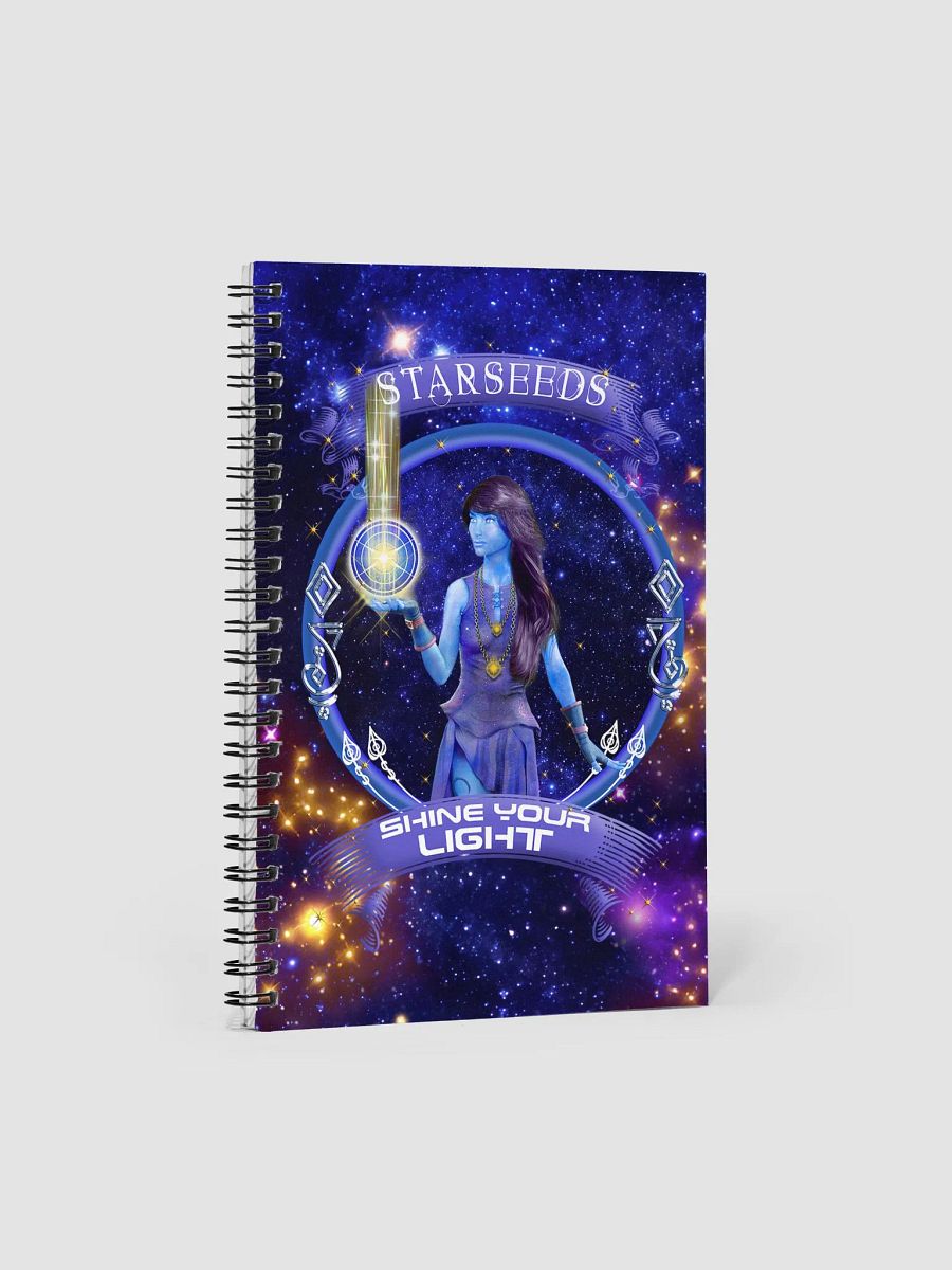 Starseeds Shine Your Light Spiral Notebook product image (7)