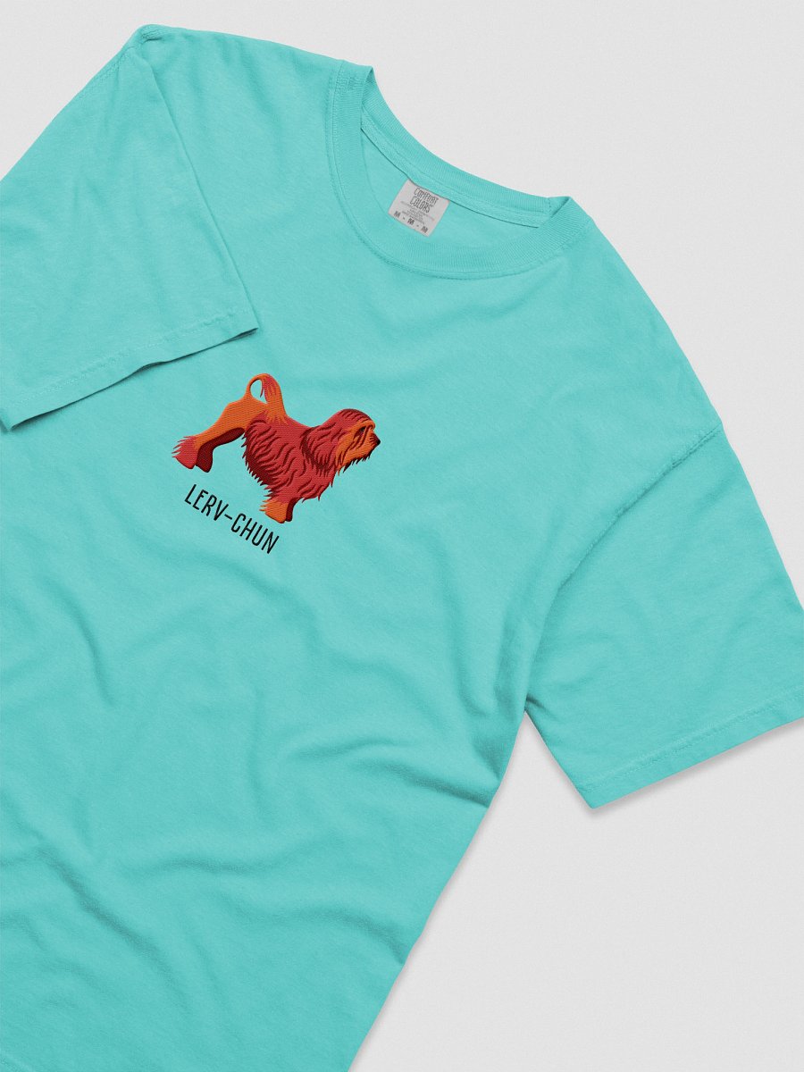 Lerv-Chun T-Shirt(Embroidered) of a Lowchen(Red) product image (35)