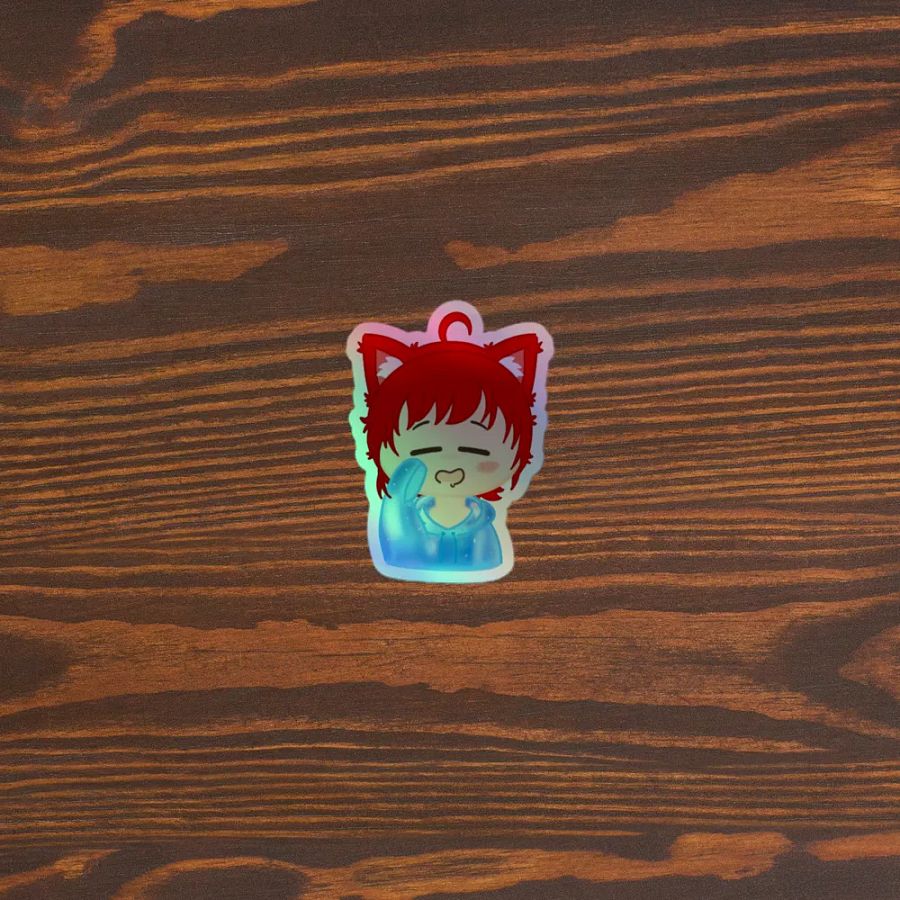 Sleepy Void Kitty - Holographic Sticker product image (3)