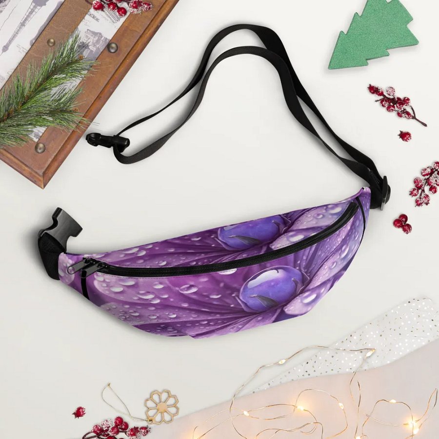 Phoenix Fire Lavender Flower Fanny Pack product image (7)
