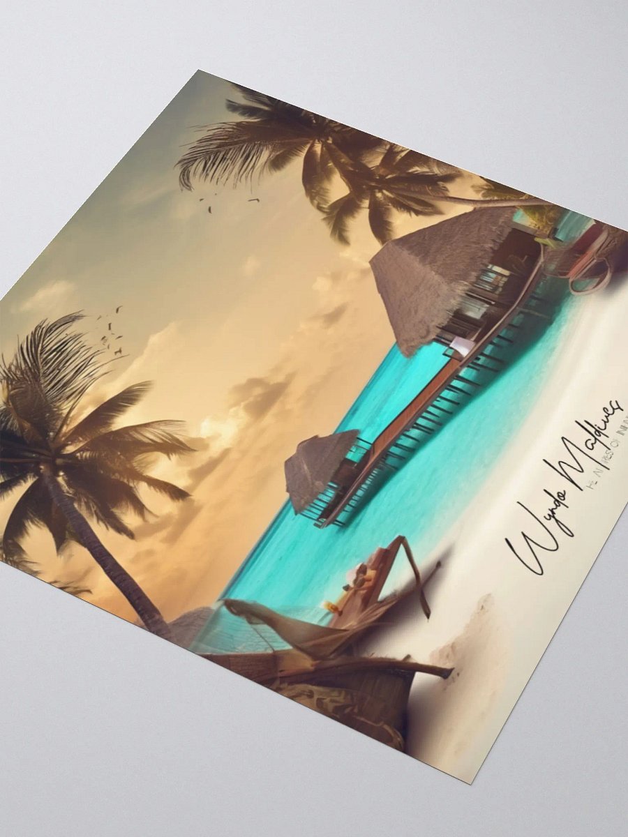 Maldives Scenery Sticker product image (5)