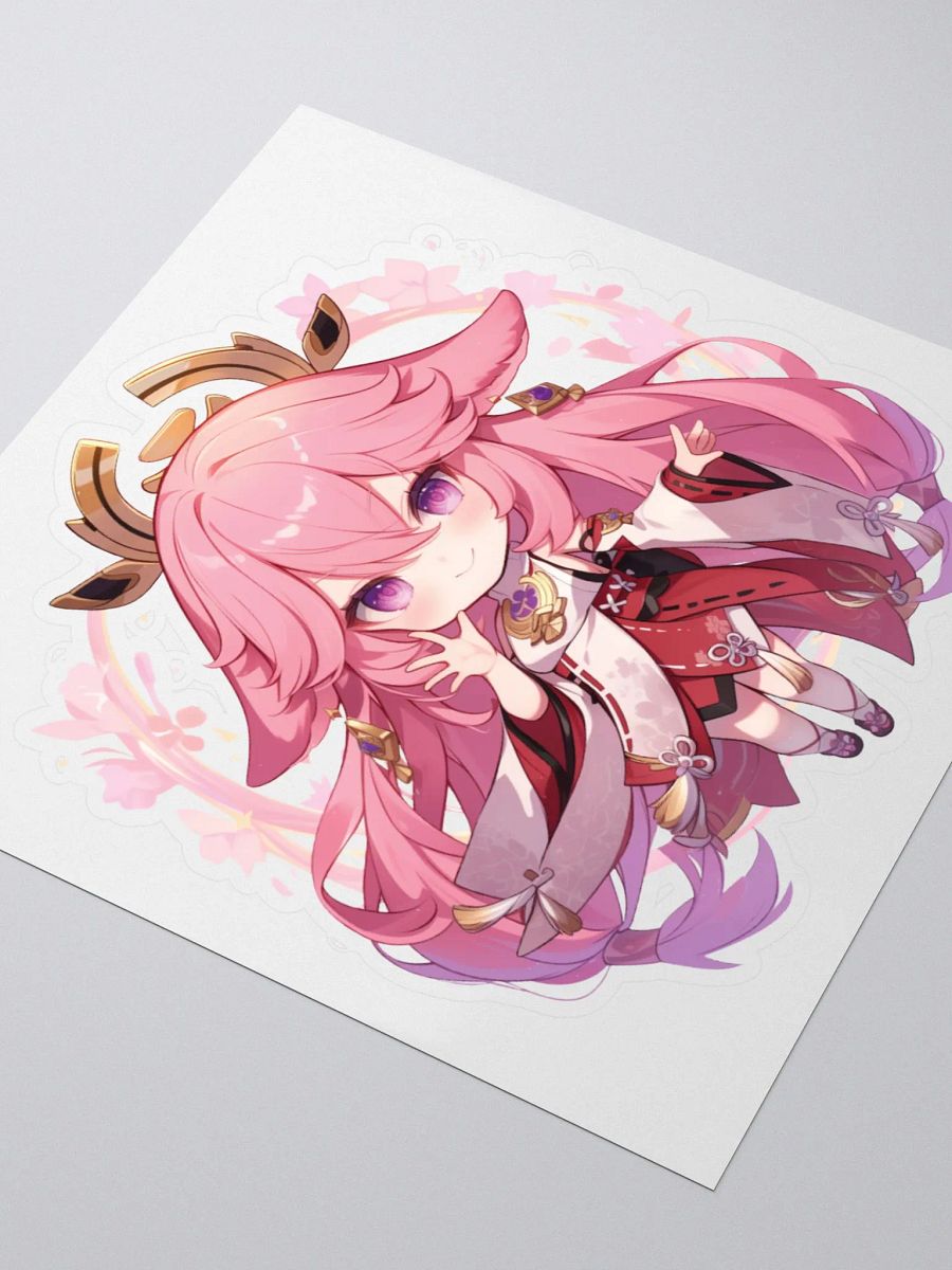 Yae Miko Genshin Impact Vinyl Sticker product image (3)
