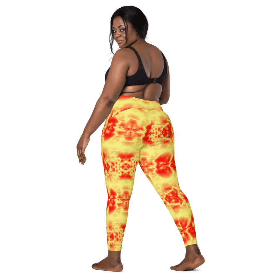 Orange Crush Leggings with Pockets product image (4)