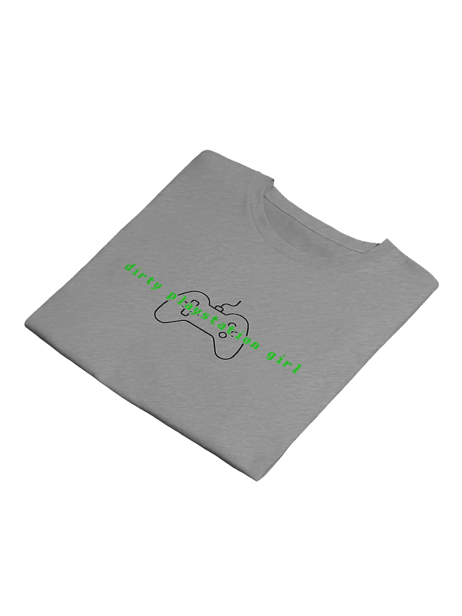 Dirty Playstation Girl Crop Top (Green & Black) product image (4)