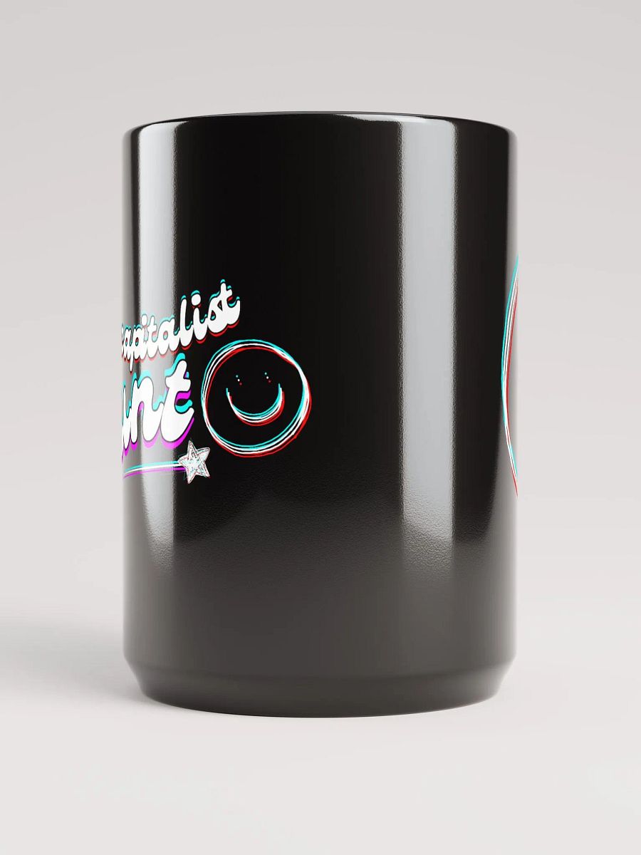 ANTICAPITALIST C*NT black glossy mug product image (2)