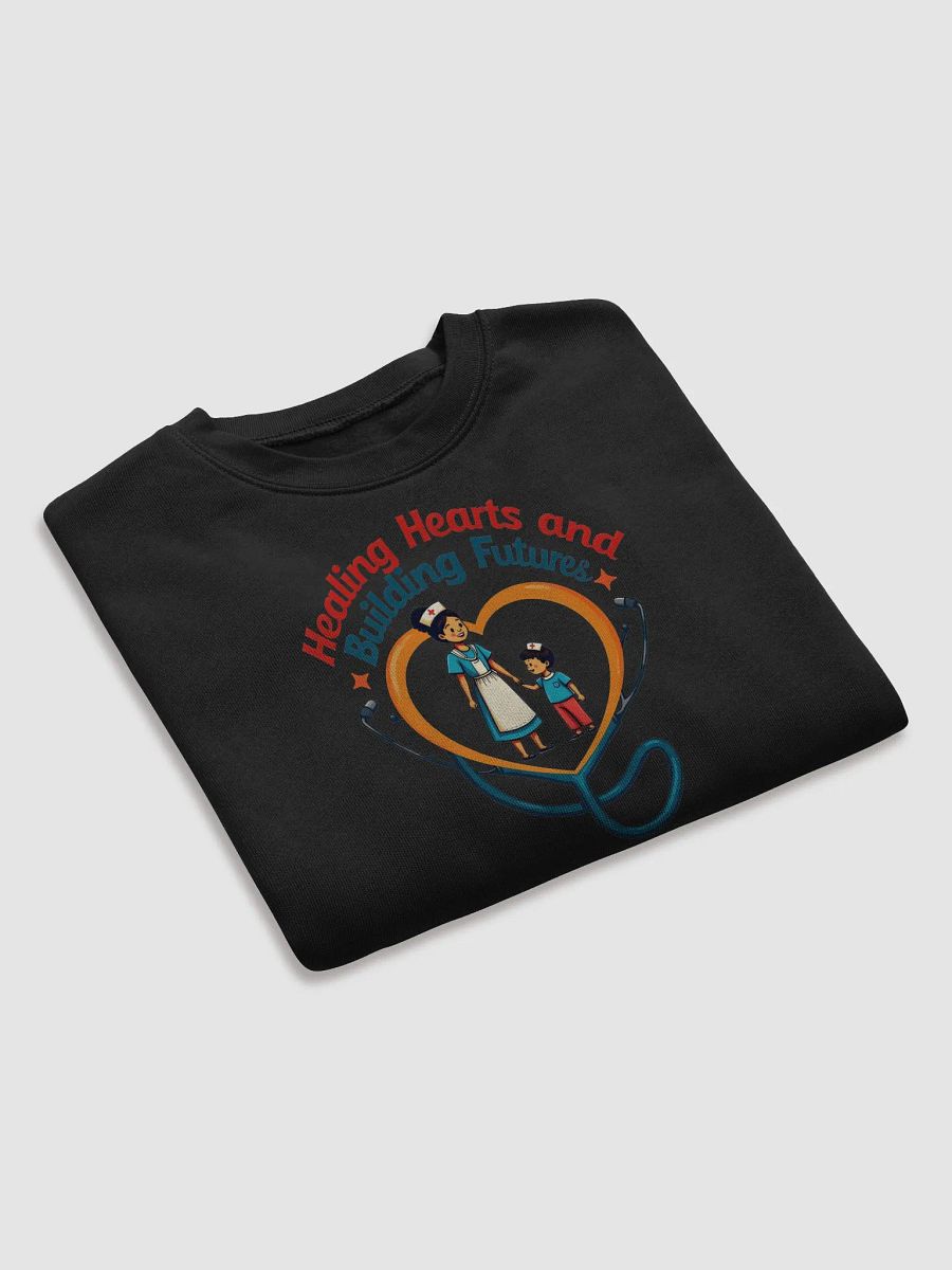 Healing Hearts Nurse & Child Crop Sweatshirt product image (19)