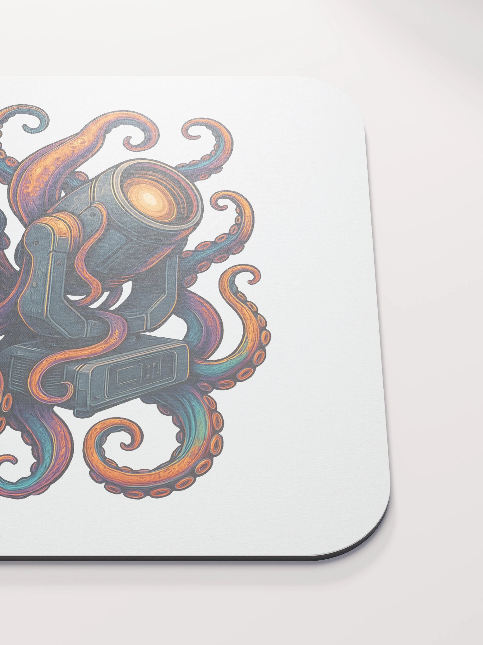 Theatrically Jerry: "Tangled Up" Octopus Moving Head Light Mouse Pad product image (5)