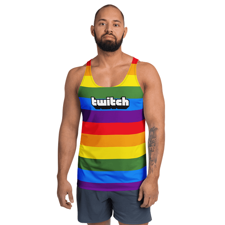 Rainbow Twitch Tank Top product image (1)