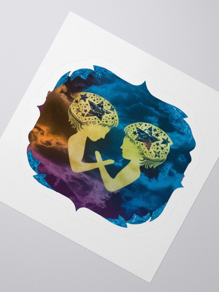Gemini Celestial Kiss-Cut Sticker product image (5)