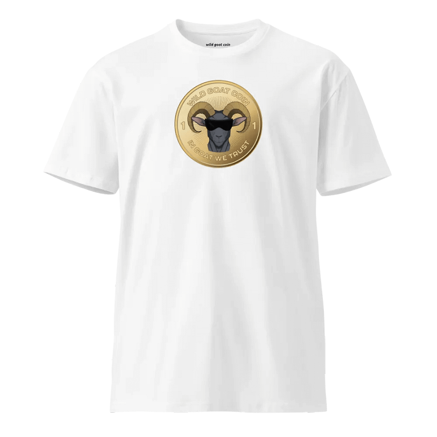 Bold Coin T-Shirt [White] product image (1)