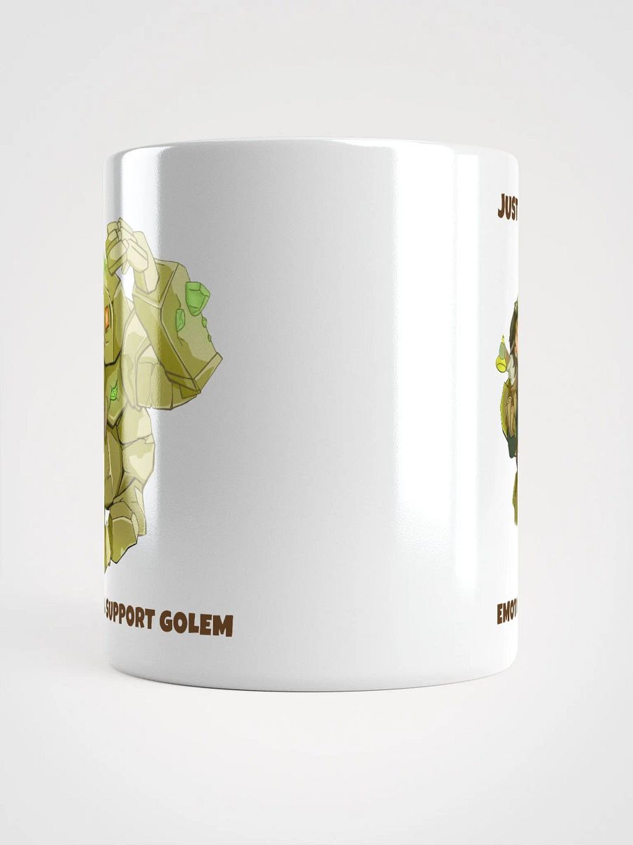 Emotional support Golem & Alchemist white ceramic mug 11oz 15oz 20oz for gamers, scientists, and chemists product image (5)