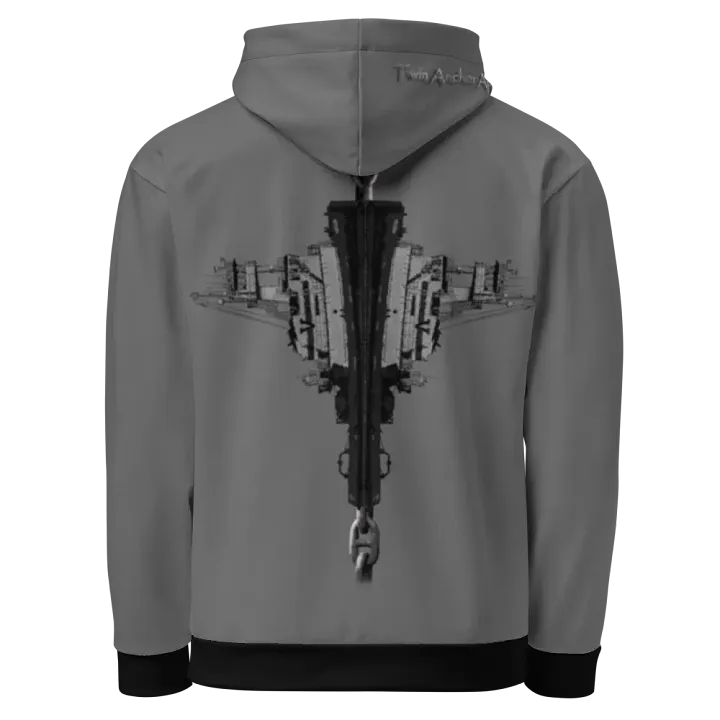 Gray Hudson VB-chain Tug CE Hoodie product image (1)