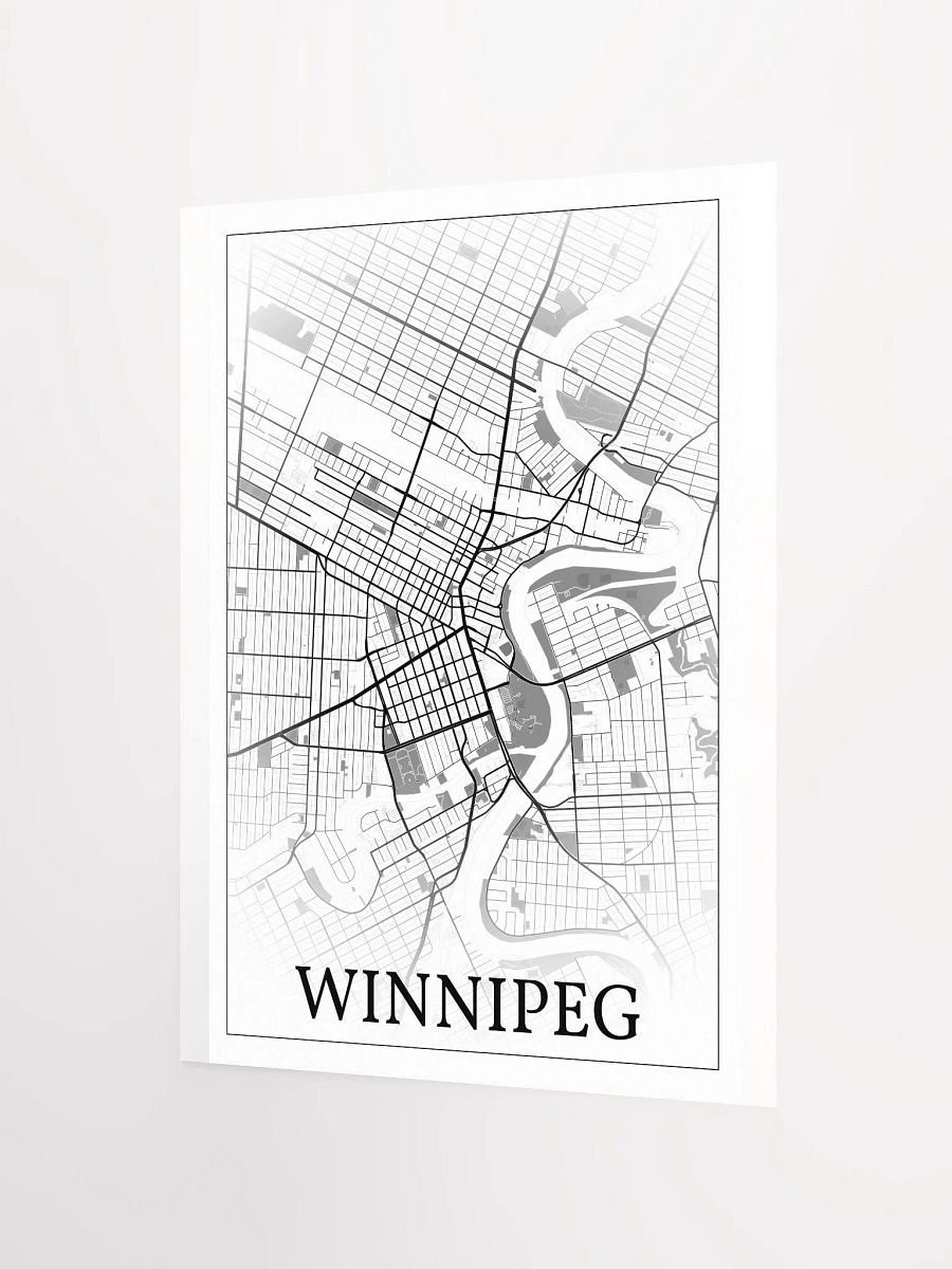 Winnipeg, Canada, city map print product image (8)