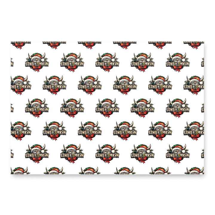 Xmas logo wrapping paper product image (2)
