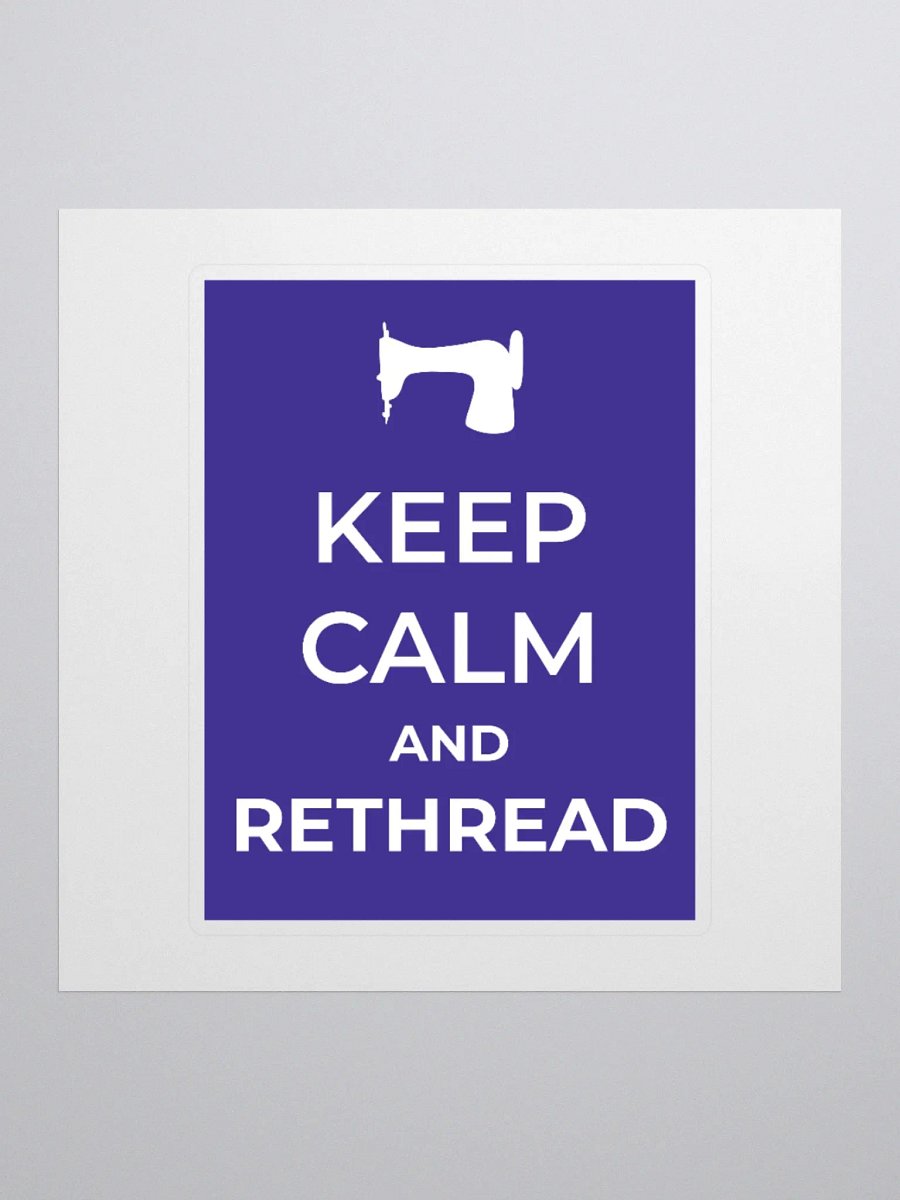 Keep Calm Blue Sticker product image (1)