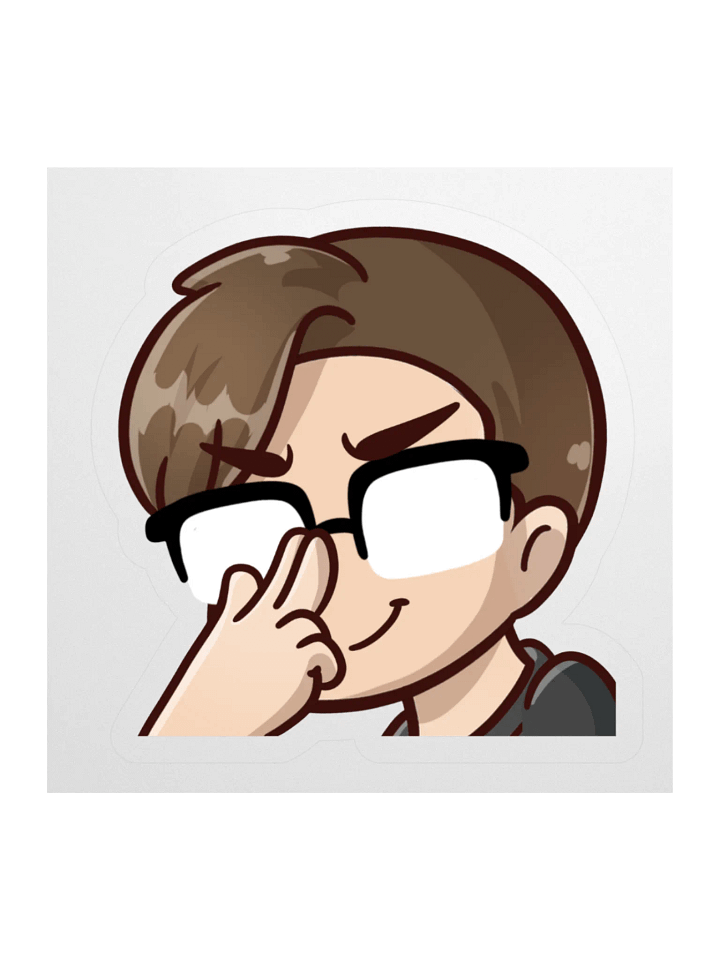 CrimsonStrife :Smirk: Emote Sticker product image (1)