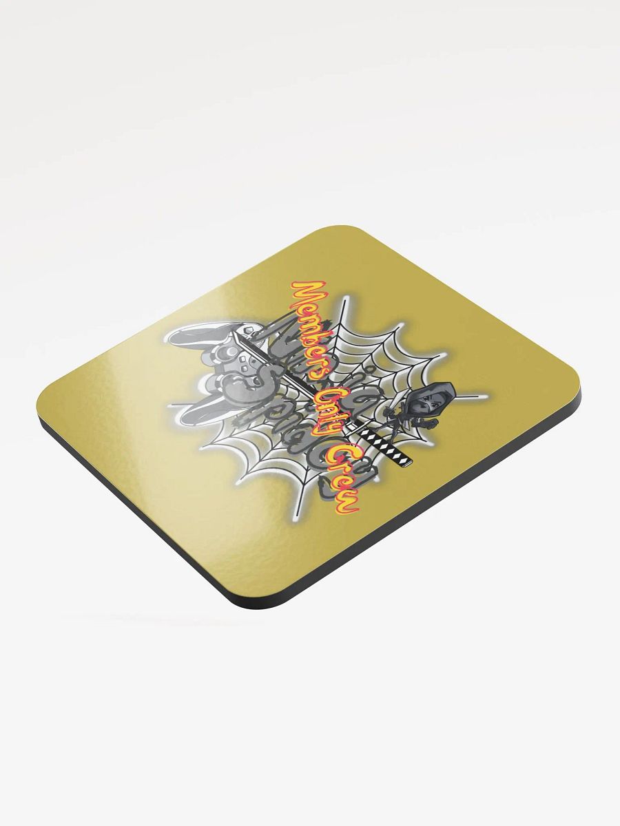 Members Only Glass Coaster (Gold) product image (3)